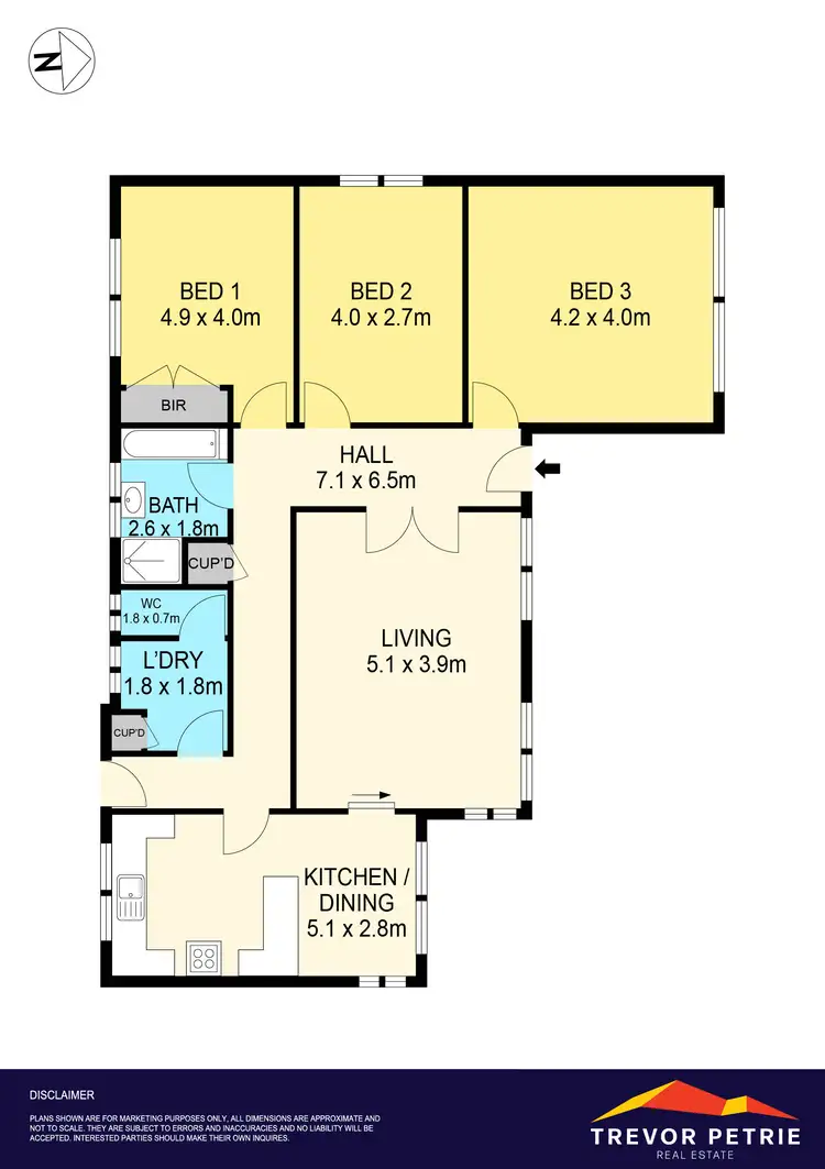 Floorplan of Homely house listing, 603 Norman Street, Ballarat North VIC 3350