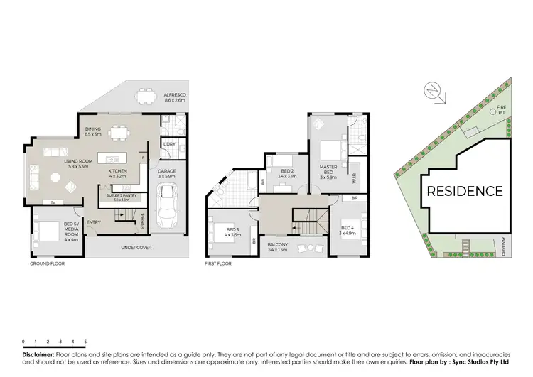 Floorplan of Homely semi-detached listing, 32 Dawn Street, Greystanes NSW 2145