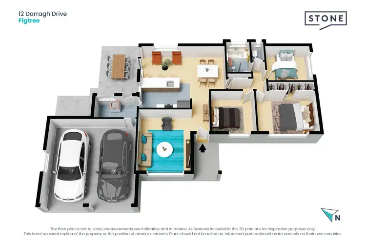 Floorplan of Homely house listing, 12 Darragh Drive, Figtree NSW 2525