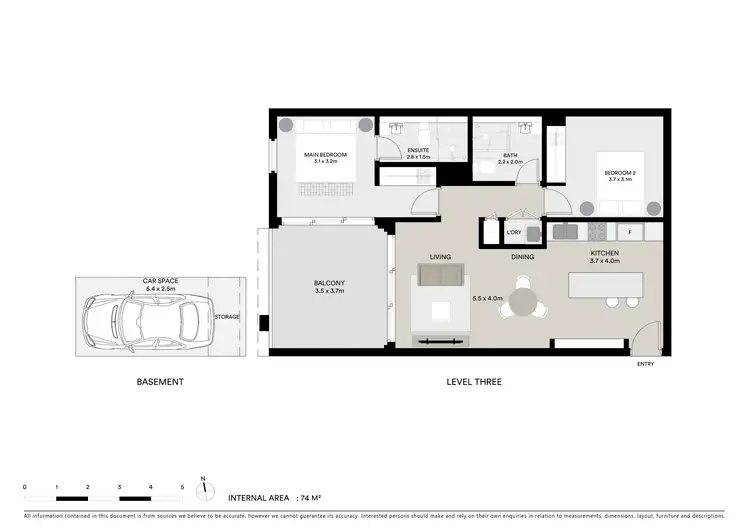 Floorplan of Homely apartment listing, 309/17 Mitchell Avenue, Jannali NSW 2226