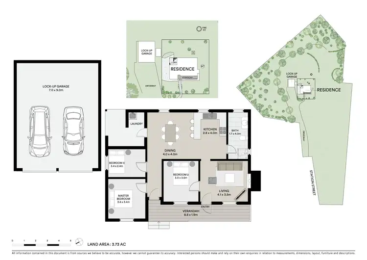 Floorplan of Homely house listing, 8 Station Street, Scarsdale VIC 3351