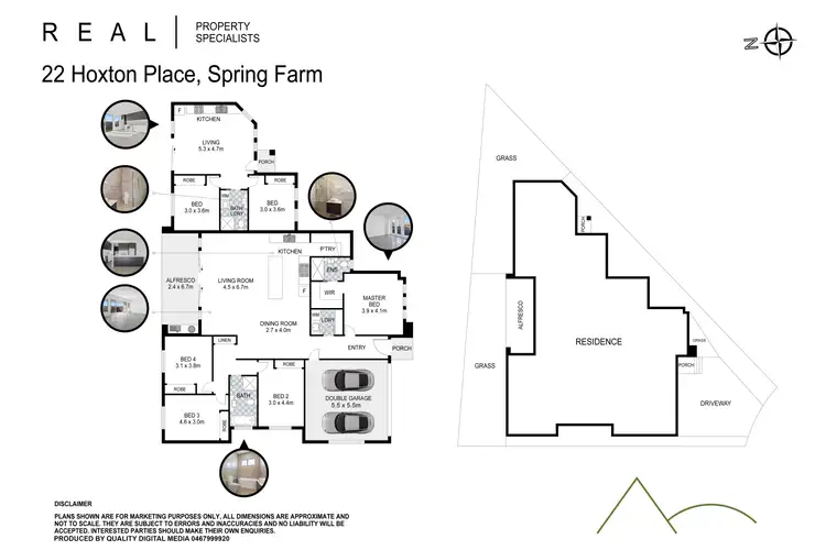 Floorplan of Homely house listing, 22 Hoxton Place, Spring Farm NSW 2570