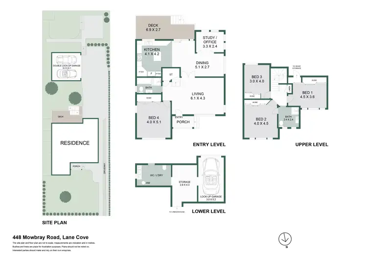 Floorplan of Homely house listing, 448 Mowbray Road, Lane Cove NSW 2066