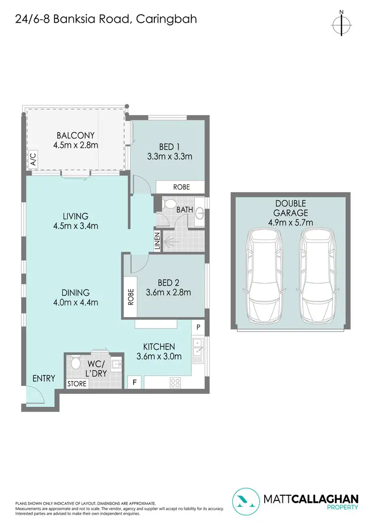 Floorplan of Homely unit listing, 24/6-8 Banksia Road, Caringbah NSW 2229