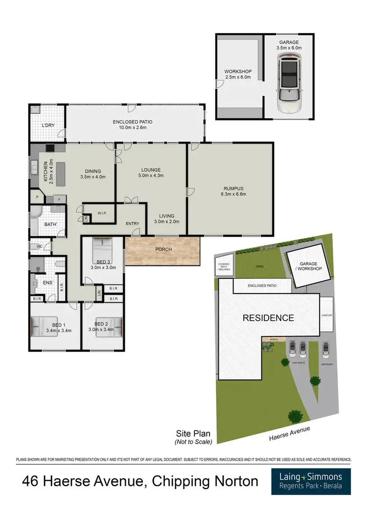 Floorplan of Homely house listing, 46 Haerse Avenue, Chipping Norton NSW 2170