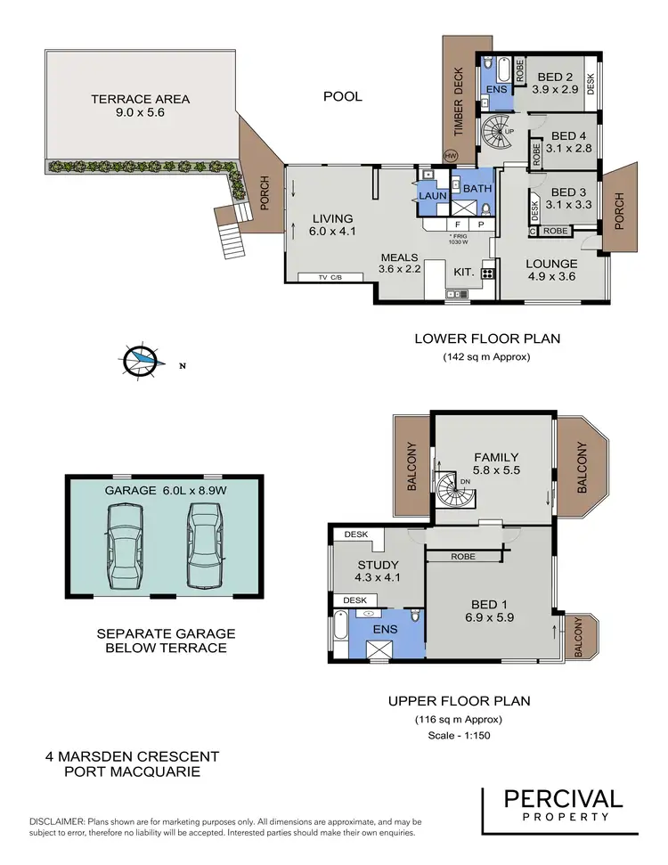 Floorplan of Homely house listing, 4 Marsden Crescent, Port Macquarie NSW 2444