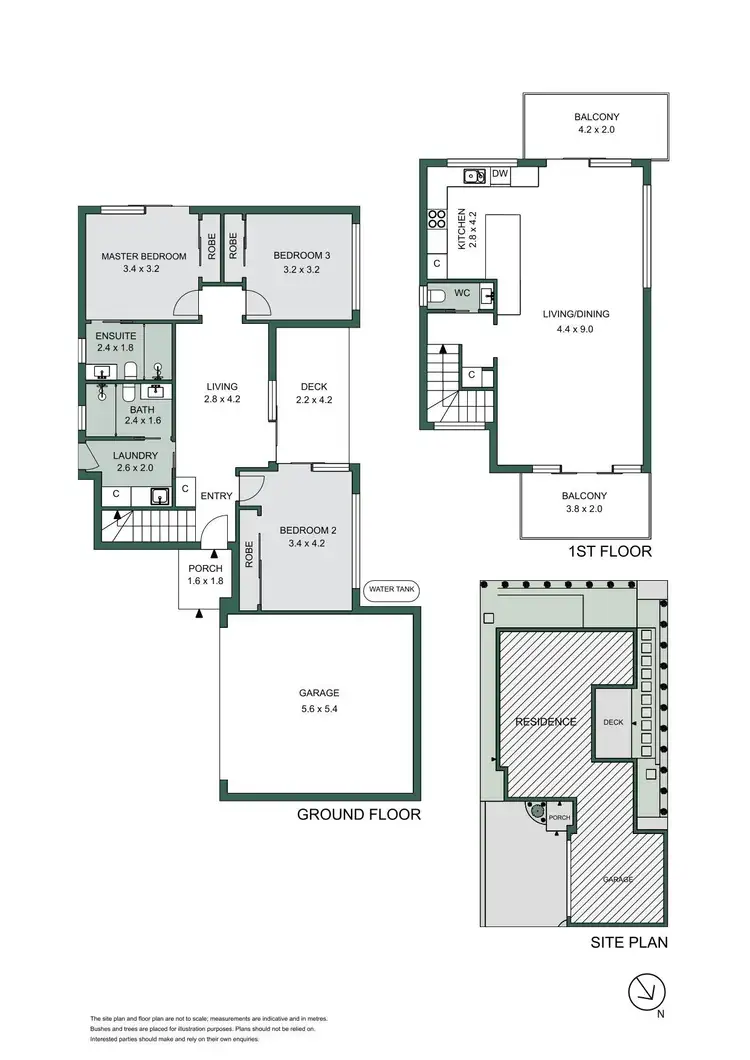 Floorplan of Homely townhouse listing, 2/50 Beverley Road, Mccrae VIC 3938