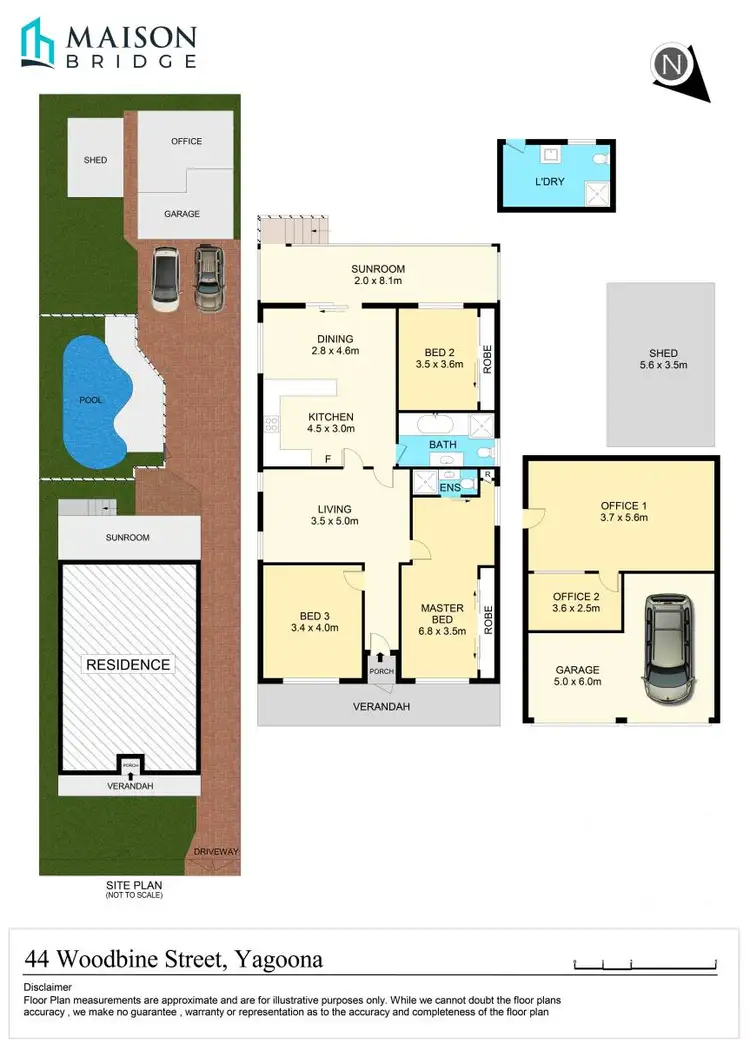 Floorplan of Homely house listing, 44 Woodbine Street, Yagoona NSW 2199