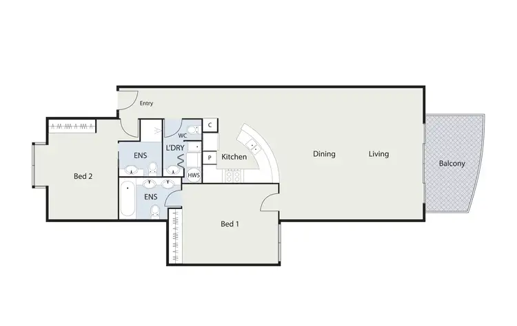 Floorplan of Homely townhouse listing, 16/10 Hopegood Place, Garran ACT 2605