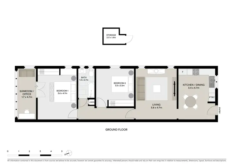 Floorplan of Homely unit listing, 4/6 Daintrey Crescent, Randwick NSW 2031
