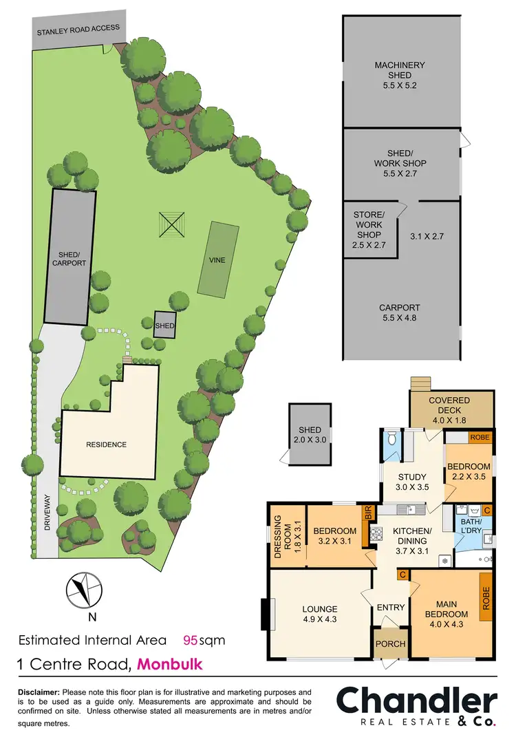 Floorplan of Homely house listing, 1 Centre Road, Monbulk VIC 3793