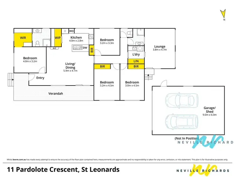 Floorplan of Homely house listing, 11 Pardolote Crescent, St Leonards VIC 3223