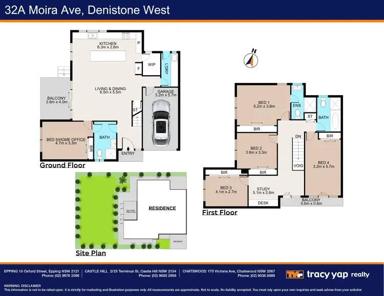 Floorplan of Homely house listing, 32A Moira Avenue, Denistone West NSW 2114