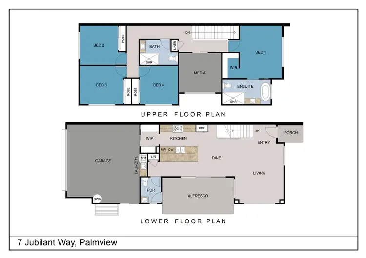 Floorplan of Homely house listing, 7 Jubilant Way, Palmview QLD 4553