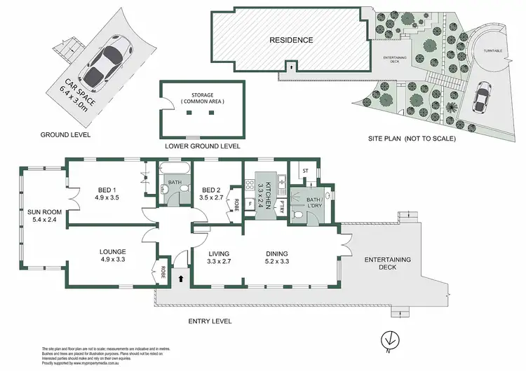 Floorplan of Homely apartment listing, 2/65 Kareela Road, Cremorne Point NSW 2090