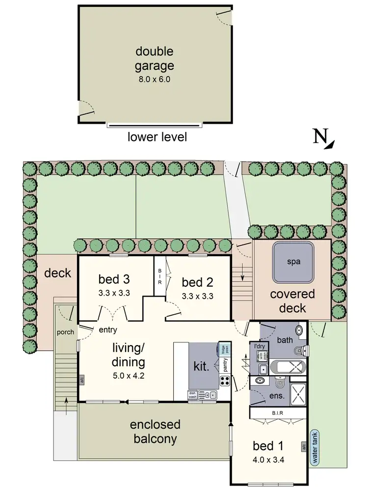 Floorplan of Homely house listing, 6 Shevlin Close, Lilydale VIC 3140