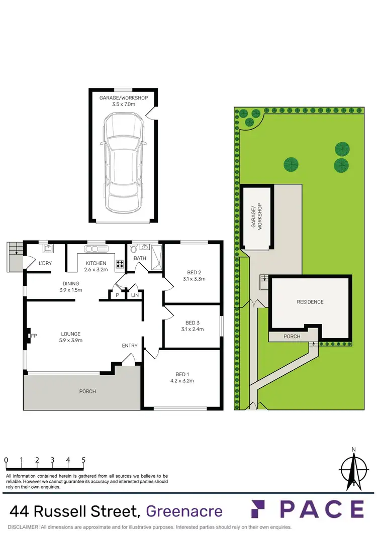 Floorplan of Homely house listing, 44 Russell Street, Greenacre NSW 2190
