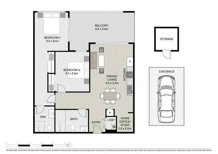 Floorplan of Homely apartment listing, 3207/1A Morton Street, Parramatta NSW 2150