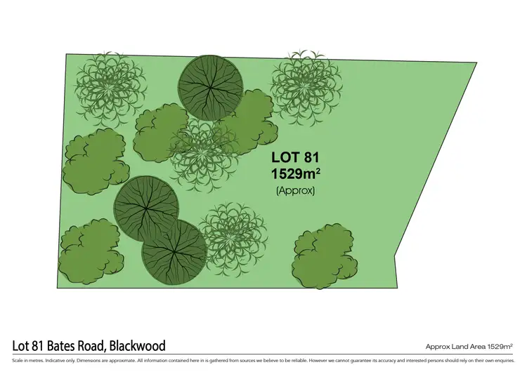 Floorplan of Homely land listing, Lot 81, Bates Road, Blackwood VIC 3458