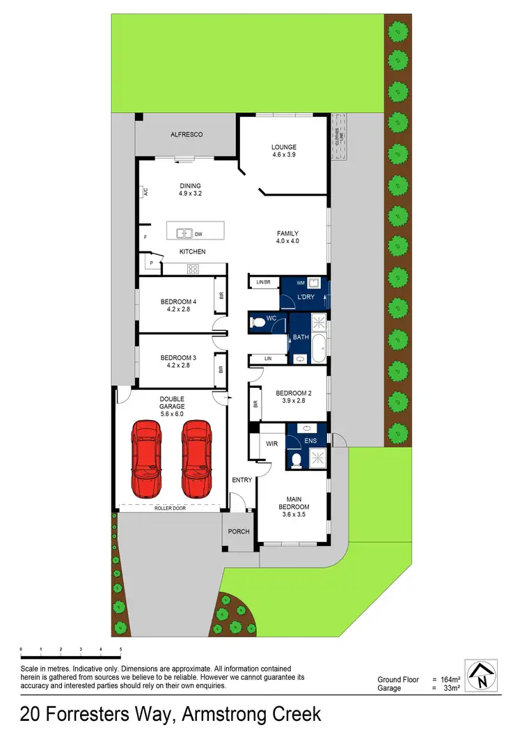 Floorplan of Homely house listing, 20 Forresters Way, Armstrong Creek VIC 3217
