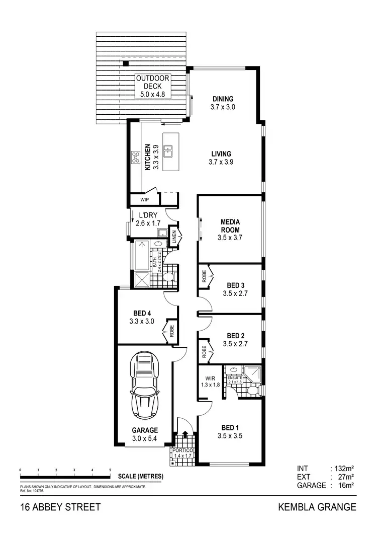 Floorplan of Homely house listing, 16 Abbey Street, Kembla Grange NSW 2526