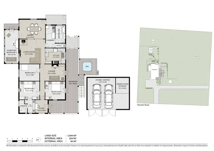 Floorplan of Homely house listing, 911 Wardell Road, Meerschaum Vale NSW 2477