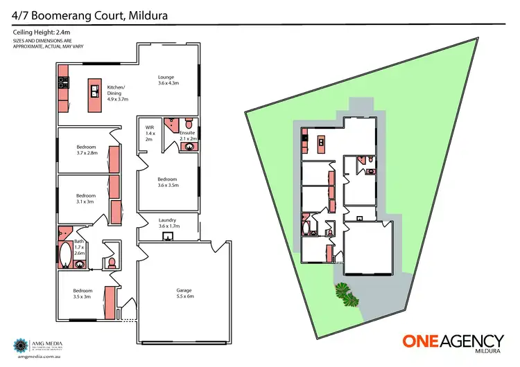 Floorplan of Homely house listing, 4/7 Boomerang Court, Mildura VIC 3500