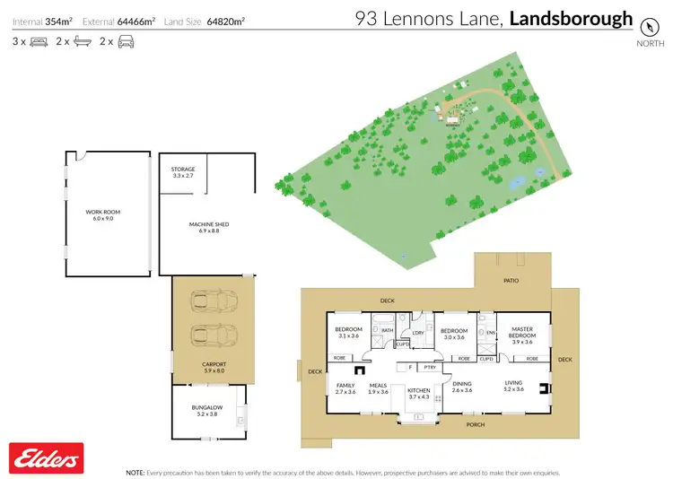 Floorplan of Homely rural property listing, 93 Lennons Lane, Landsborough VIC 3384