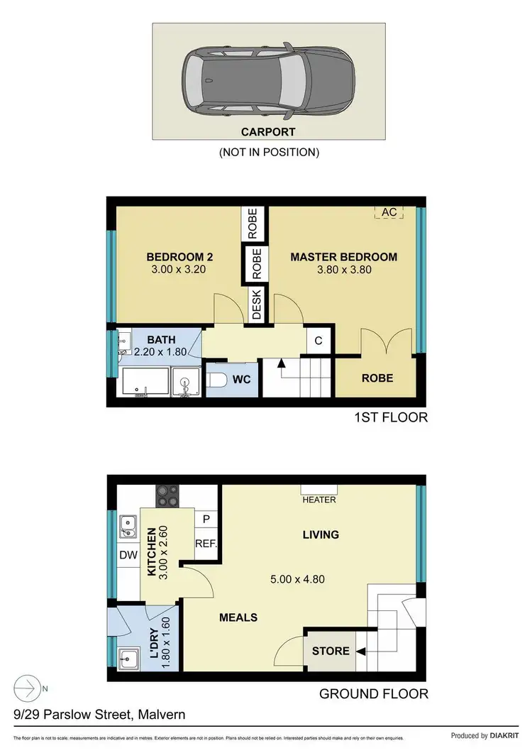 Floorplan of Homely apartment listing, 9/29 Parslow Street, Malvern VIC 3144