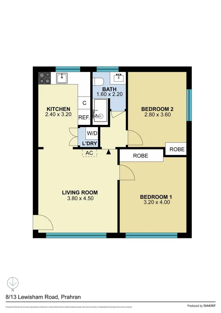Floorplan of Homely apartment listing, 8/13 Lewisham Road, Prahran VIC 3181