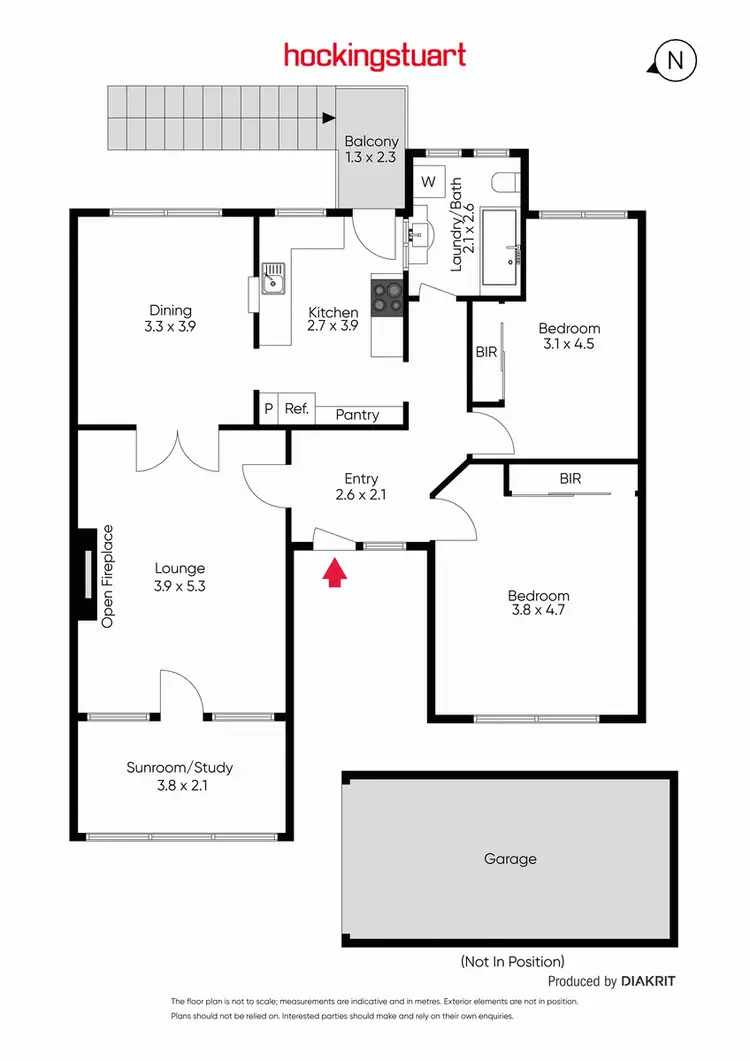 Floorplan of Homely apartment listing, 4/305 Dandenong Road, Prahran VIC 3181