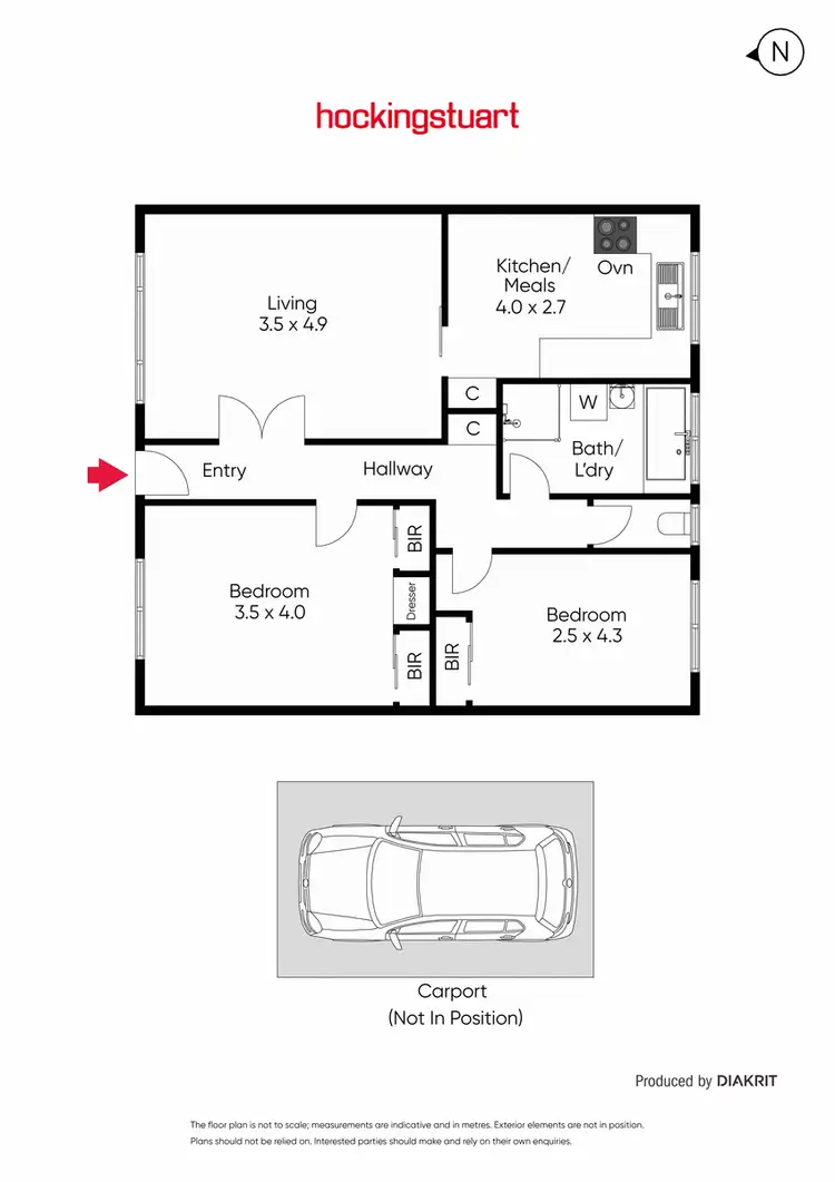 Floorplan of Homely apartment listing, 8/21-23 Parslow Street, Malvern VIC 3144