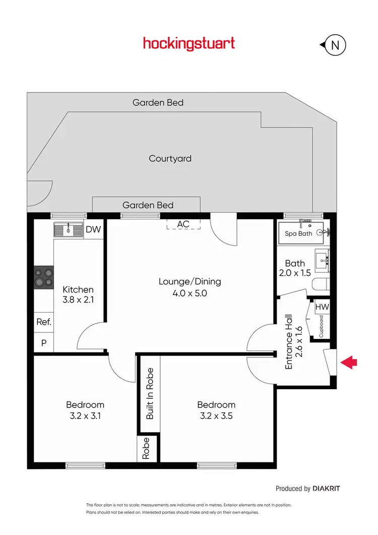 Floorplan of Homely apartment listing, 1/1 Duncraig Avenue, Armadale VIC 3143