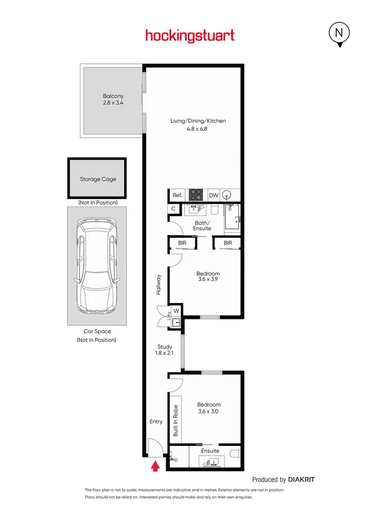 Floorplan of Homely apartment listing, 18/62 Wattletree Road, Armadale VIC 3143