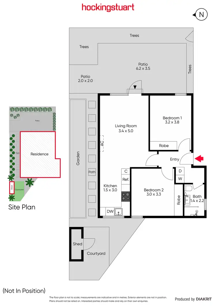 Floorplan of Homely apartment listing, 15/1 Duncraig Avenue, Armadale VIC 3143