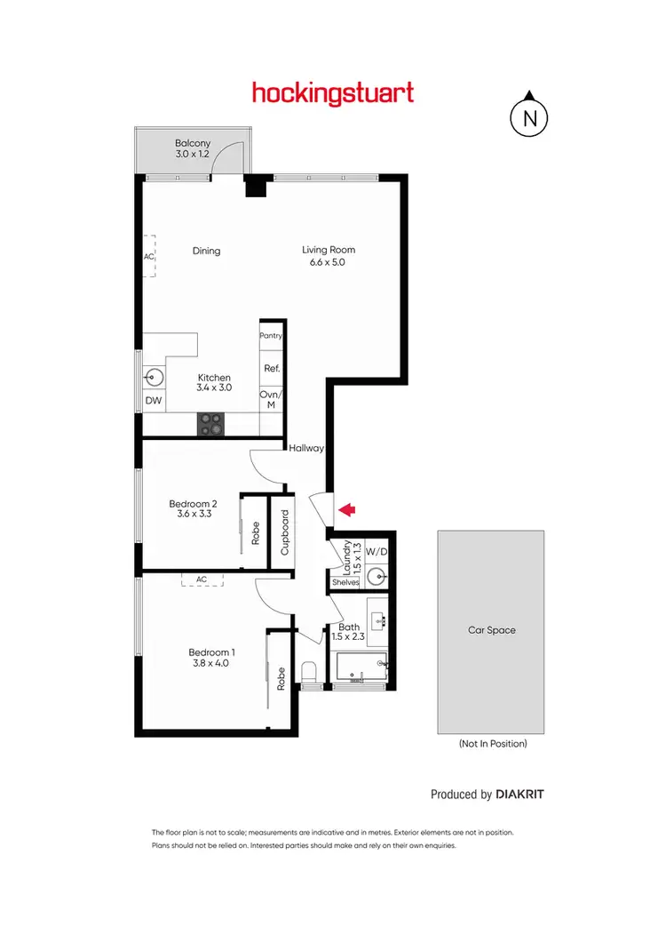 Floorplan of Homely apartment listing, 12/11 Wrexham Road, Prahran VIC 3181