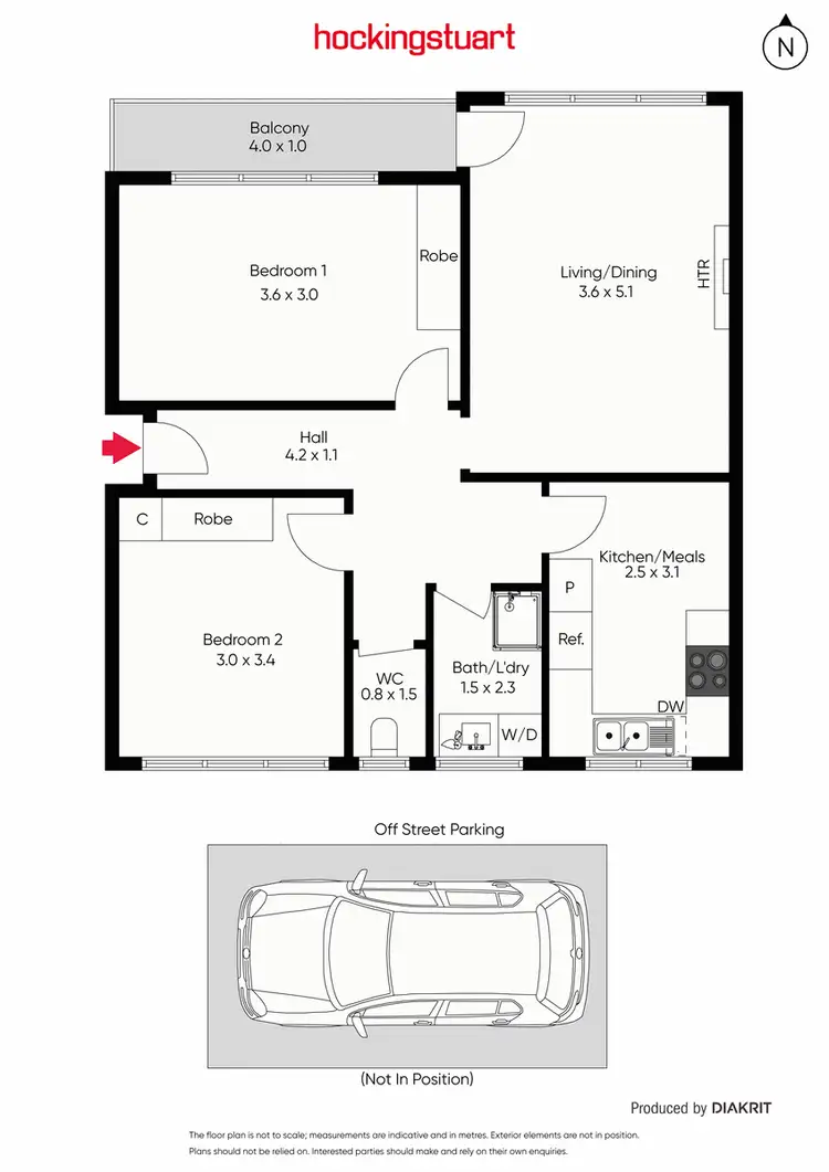 Floorplan of Homely apartment listing, 4/32 The Avenue, Prahran VIC 3181
