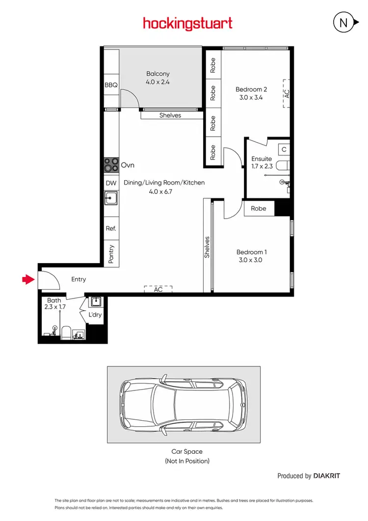 Floorplan of Homely apartment listing, 1603/12-14 Claremont Street, South Yarra VIC 3141