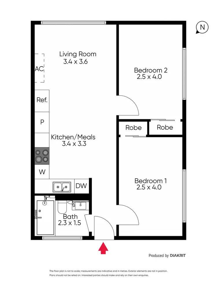 Floorplan of Homely apartment listing, 12/25 Gladstone Avenue, Armadale VIC 3143