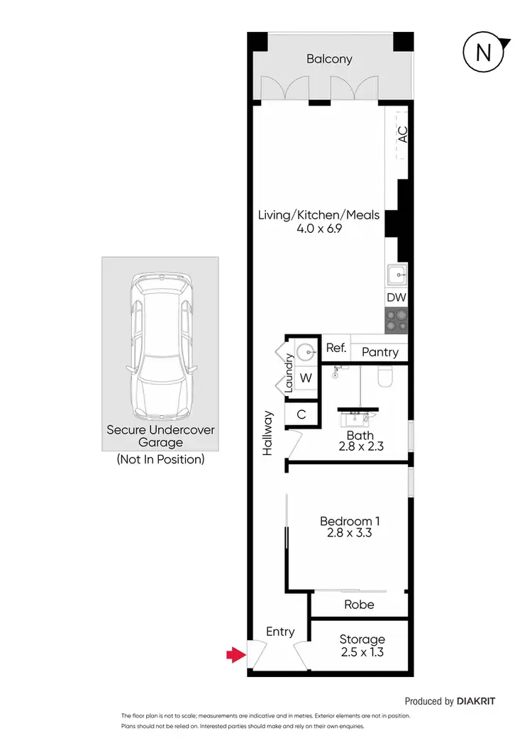 Floorplan of Homely apartment listing, 1/2 King Street, Prahran VIC 3181