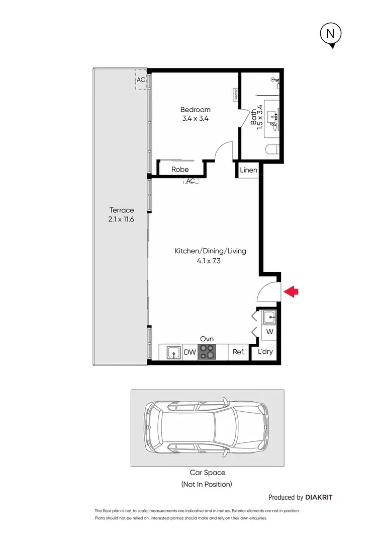 Floorplan of Homely apartment listing, 309/171-173 Inkerman Street, St Kilda VIC 3182