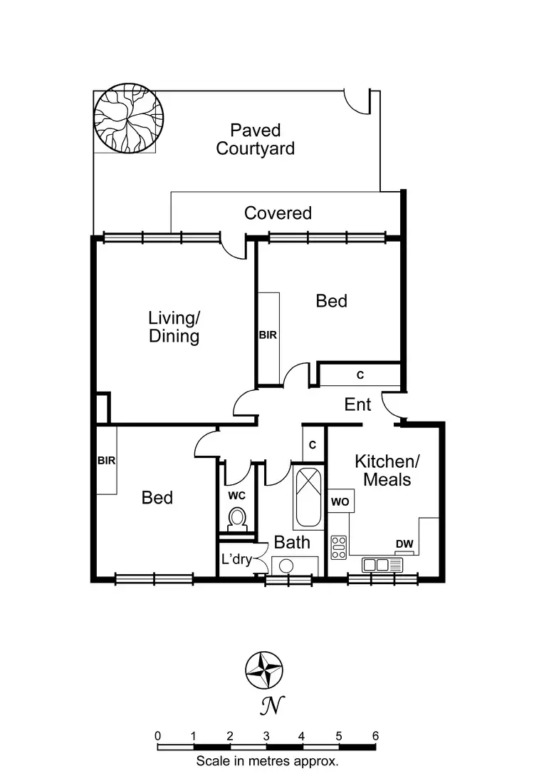 Floorplan of Homely apartment listing, 4/56 Sutherland Road, Armadale VIC 3143
