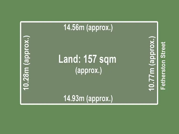Floorplan of Homely land listing, 10 Fetherston Street, Armadale VIC 3143