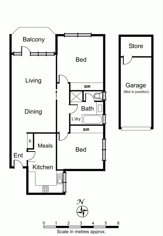 Floorplan of Homely apartment listing, 2/240 Wattletree Road, Malvern VIC 3144