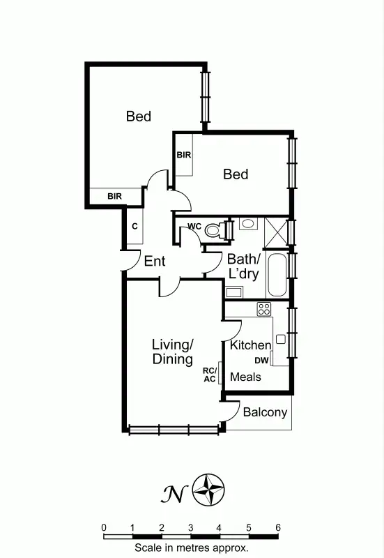 Floorplan of Homely apartment listing, 12/10 Denbigh Road, Armadale VIC 3143