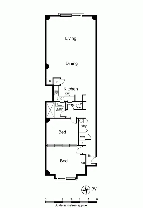 Floorplan of Homely apartment listing, 103/12 Anchor Place, Prahran VIC 3181