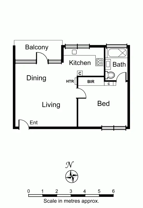 Floorplan of Homely apartment listing, 14/48 Sutherland Road, Armadale VIC 3143