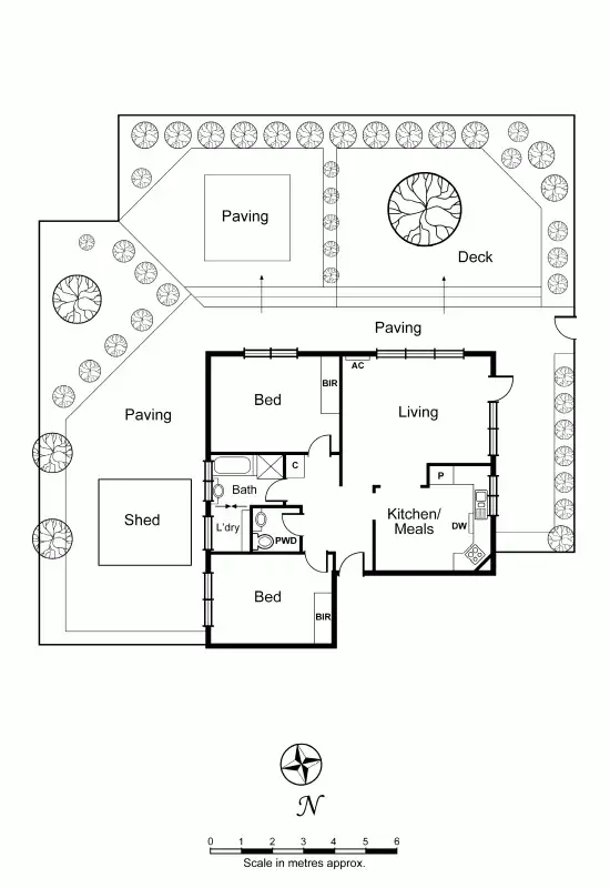 Floorplan of Homely apartment listing, 1/23 St Georges Road, Armadale VIC 3143