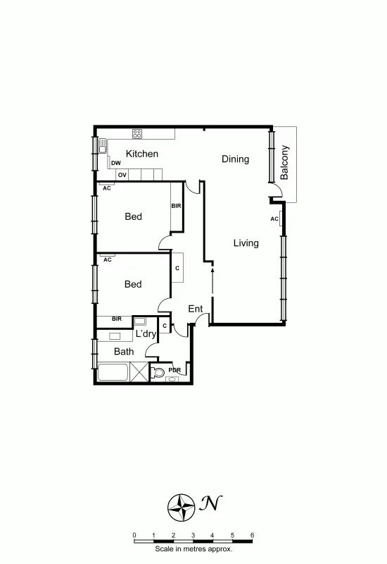 Floorplan of Homely apartment listing, 7/68 Denbigh Road, Armadale VIC 3143