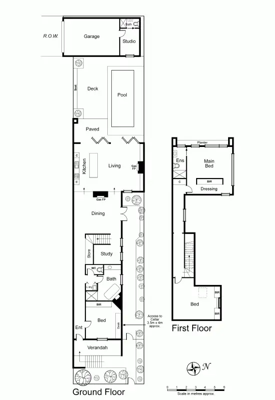 Floorplan of Homely house listing, 75 Elizabeth Street, Kooyong VIC 3144